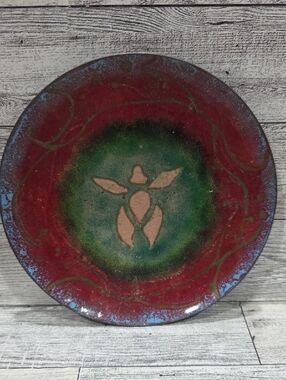 Enamel Copper Art Trinket Dish